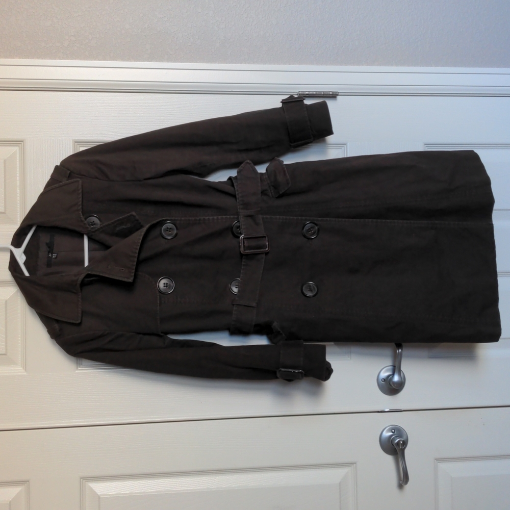 ZARA | Army Trench. Double breasted with pleats
